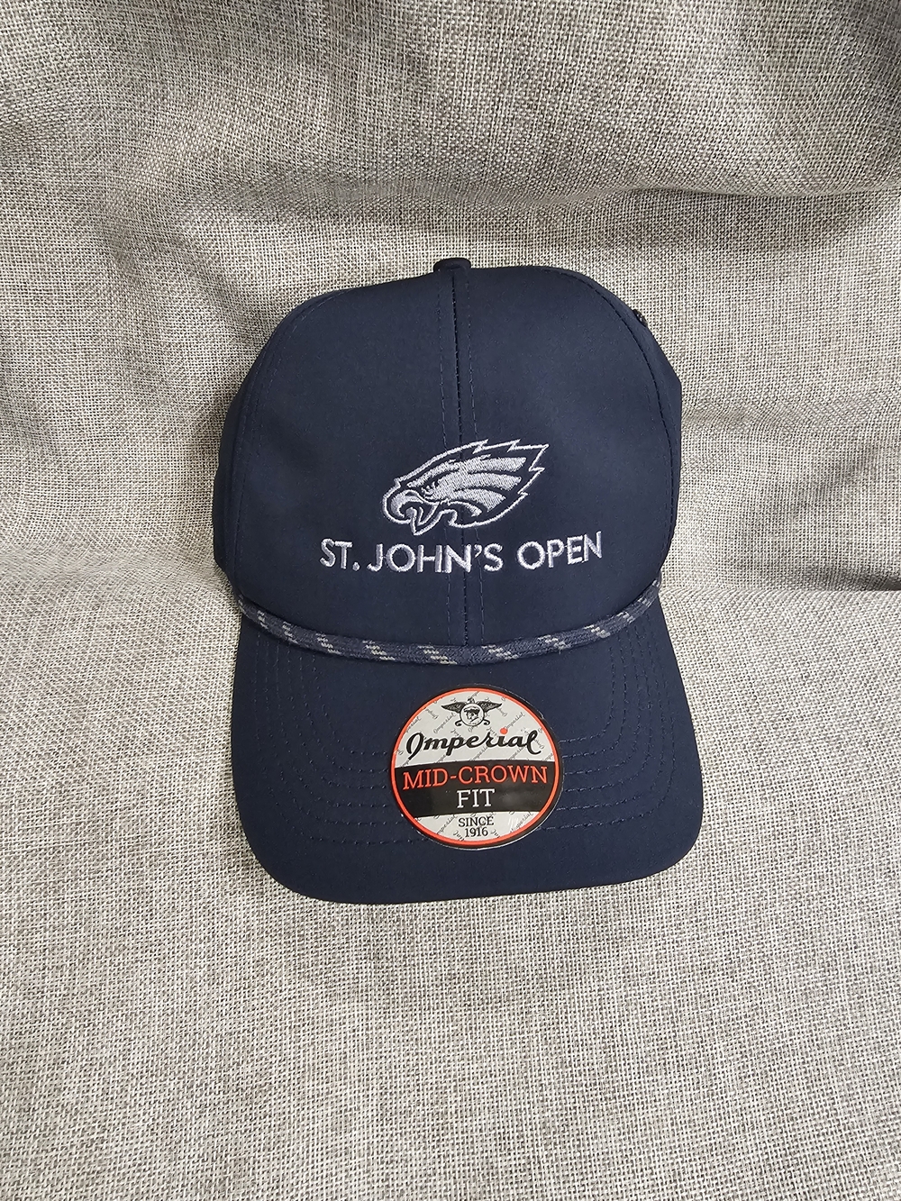 St. John's Open Navy Mid-Crown Cap